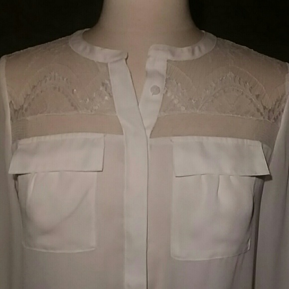 Candies Sheer w/Lace Top - Picture 3 of 4